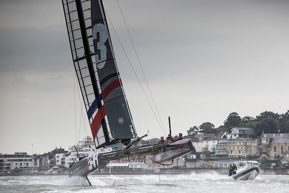 Ben Ainslie Racing. Photo by Lloyd Images.
