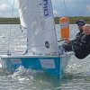 Luke Patience and Mary Henderson Olympian 470 representatives on their way to an overall win – photo Roger Mant