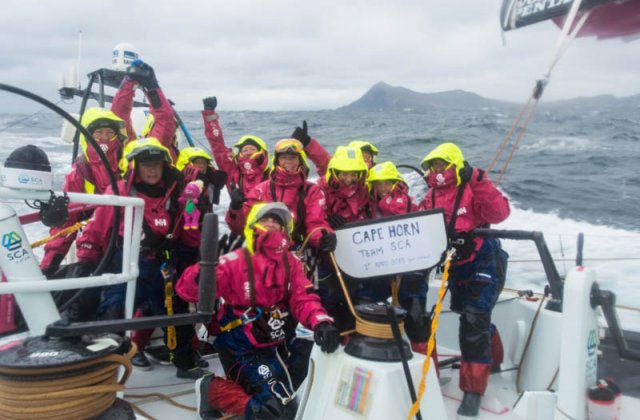Team SCA at Cape Horn
