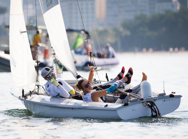 Windless in Rio. Photo by World Sailing
