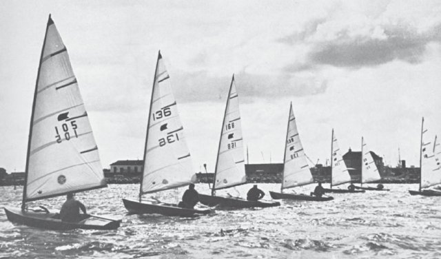 Some early OK Dinghies in Denmark in 1959