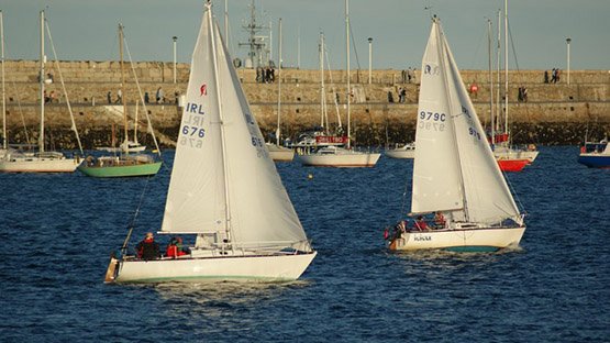 Ruffian 23s in Dun Laoghaire Harbour. 
