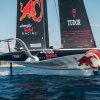 Alinghi Red Bull Racing - AC40 - Day 50 - Barcelona - August 28, 2023. Photo by Alex Carabi / America's Cup