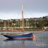 Uile-Ioc swinging peacefully on her Cork Harbour mooring Photo: Bob Bateman