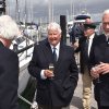 Royal Southern Yacht Club Commodore Robert Vose (left) with Sir Chay Blyth and fellow pioneering solo circumnavigator Sir Robin Knox-Johnston.