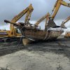 Excavation ahead of the retrieval of the remains of the 53ft Daring lost in 1865 at the entrance to the Kaipara Harbour - Photo by Classic Yacht Charitable Trust