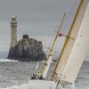 Dorade racing in the 2015 Rolex Fastnet Race. Photo by Rolex / Daniel Forster