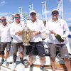Ian Williams (second from right) and crew, winners of the 2019 Bermuda Gold Cup. Photo by Charles Anderson.