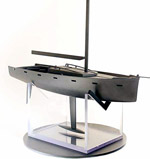 3D-Printed Carbon Composite Yacht Model